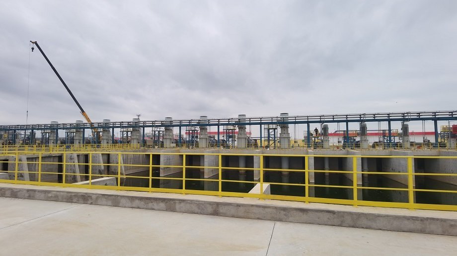 Vertical turbine pump of Quanzhou rainwater lift pump project