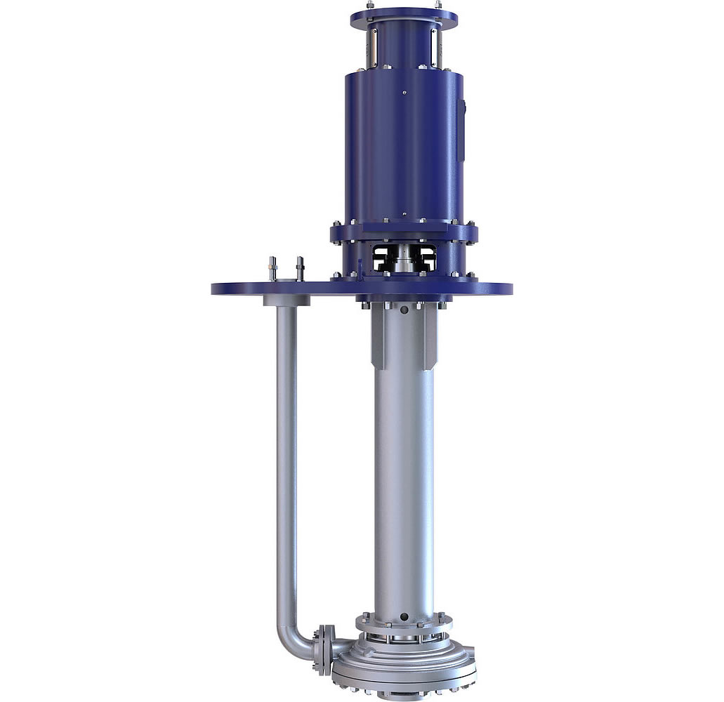 Vertical chemical sump pump